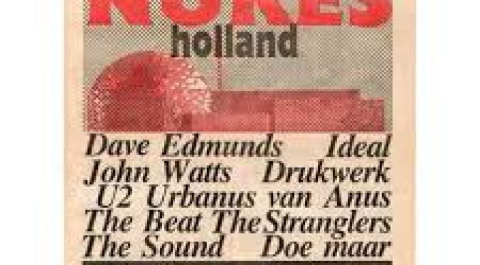 “No Nukes” festival in de jaarbeurs in Utrecht (9-4-1982)