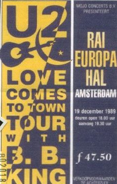 U2 in de Amsterdam RAI (18-12-1989)