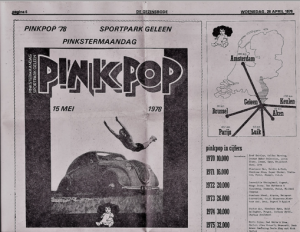 Artikel "De Gezinsbode" 23 april 1978 over Pinkpop (Deel 1)